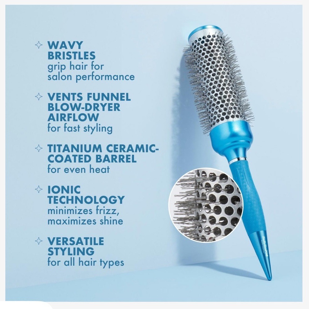 babyliss Nano Titanium Extra-Long Thermal
Round‎ Brush NWT - Picture 5 of 7